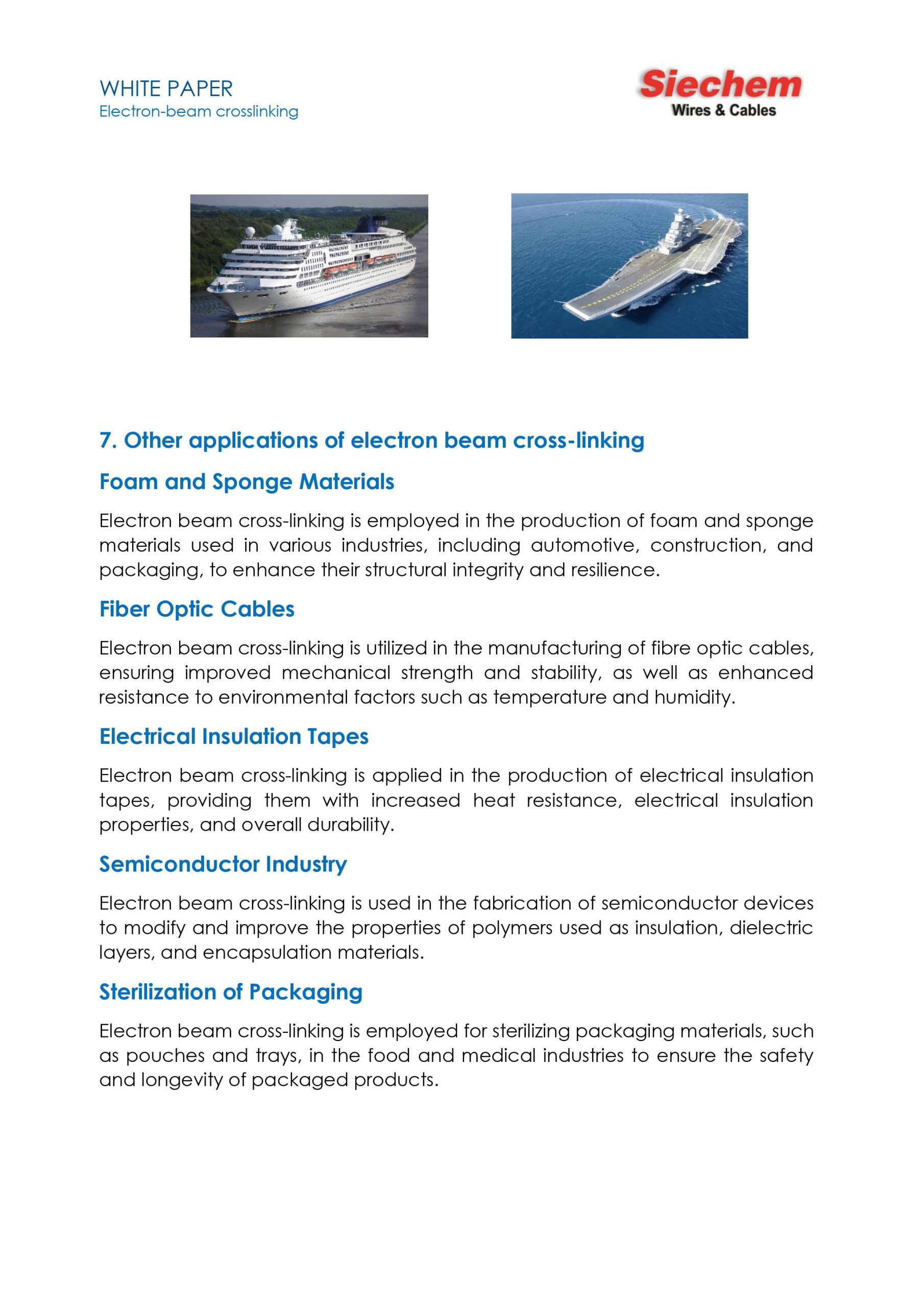 White Paper: Electron-Beam Crosslinking — page 11